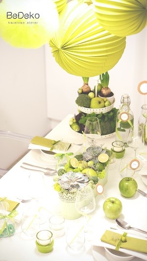 Lampiony na wesele, DEkoracje ślubne z warzywami
